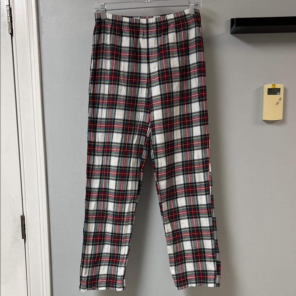 Plaid Woman’s Pajama Pants - Red, Black, White Sz S